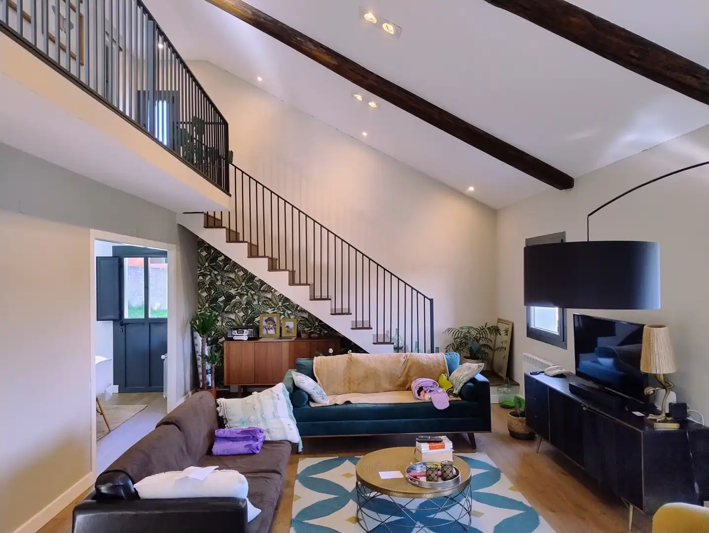 Sala de estar de Casa o chalet en venta en Begonte con Calefacción, Jardín privado y Parquet