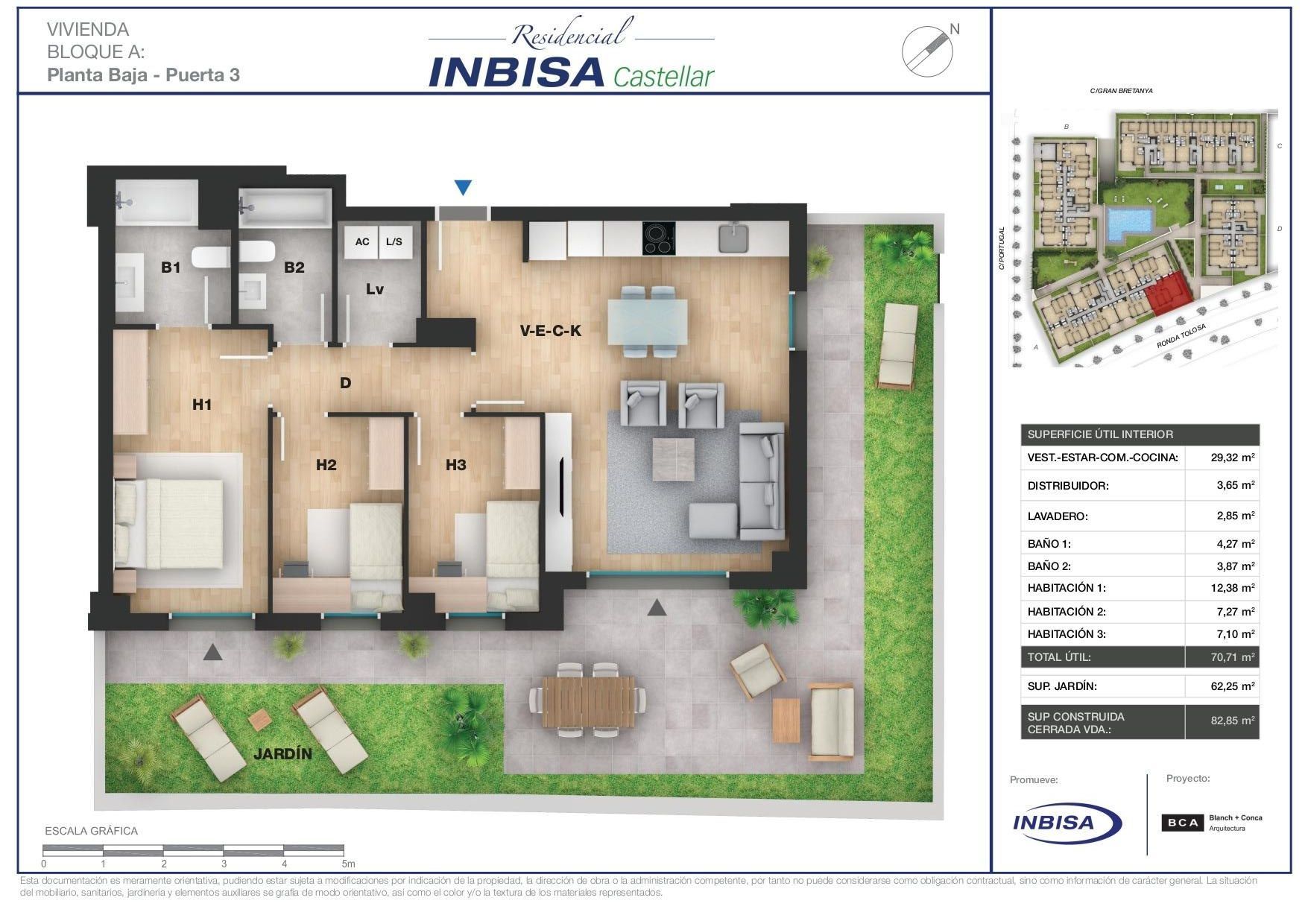 Pis en venda en Castellar del Vallès amb Jardí privat, Parquet i Terrassa