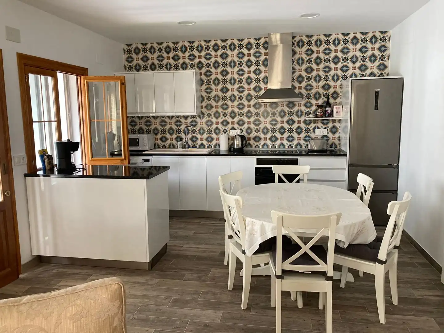 Cuina de Casa o xalet de lloguer en El Peral   amb Aire condicionat i Moblat
