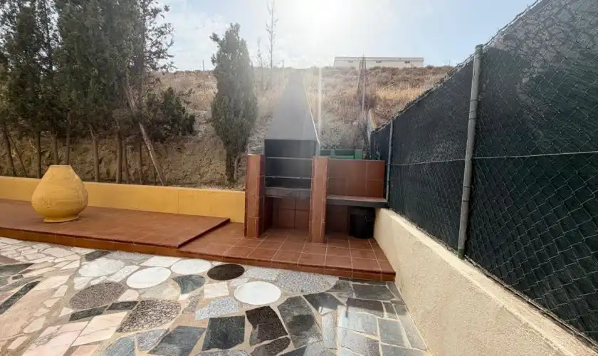 Terrasse von Haus oder Chalet zum Verkauf in Carboneras mit Klimaanlage, Heizung und Privatgarten