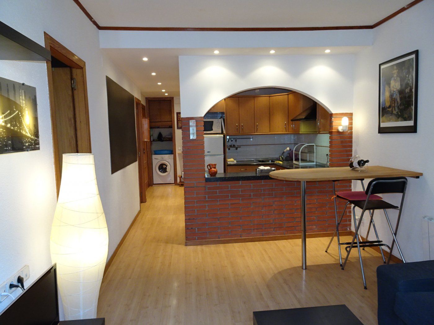 Kitchen of Flat for sale in  Barcelona Capital  with Air Conditioner, Heating and Parquet flooring