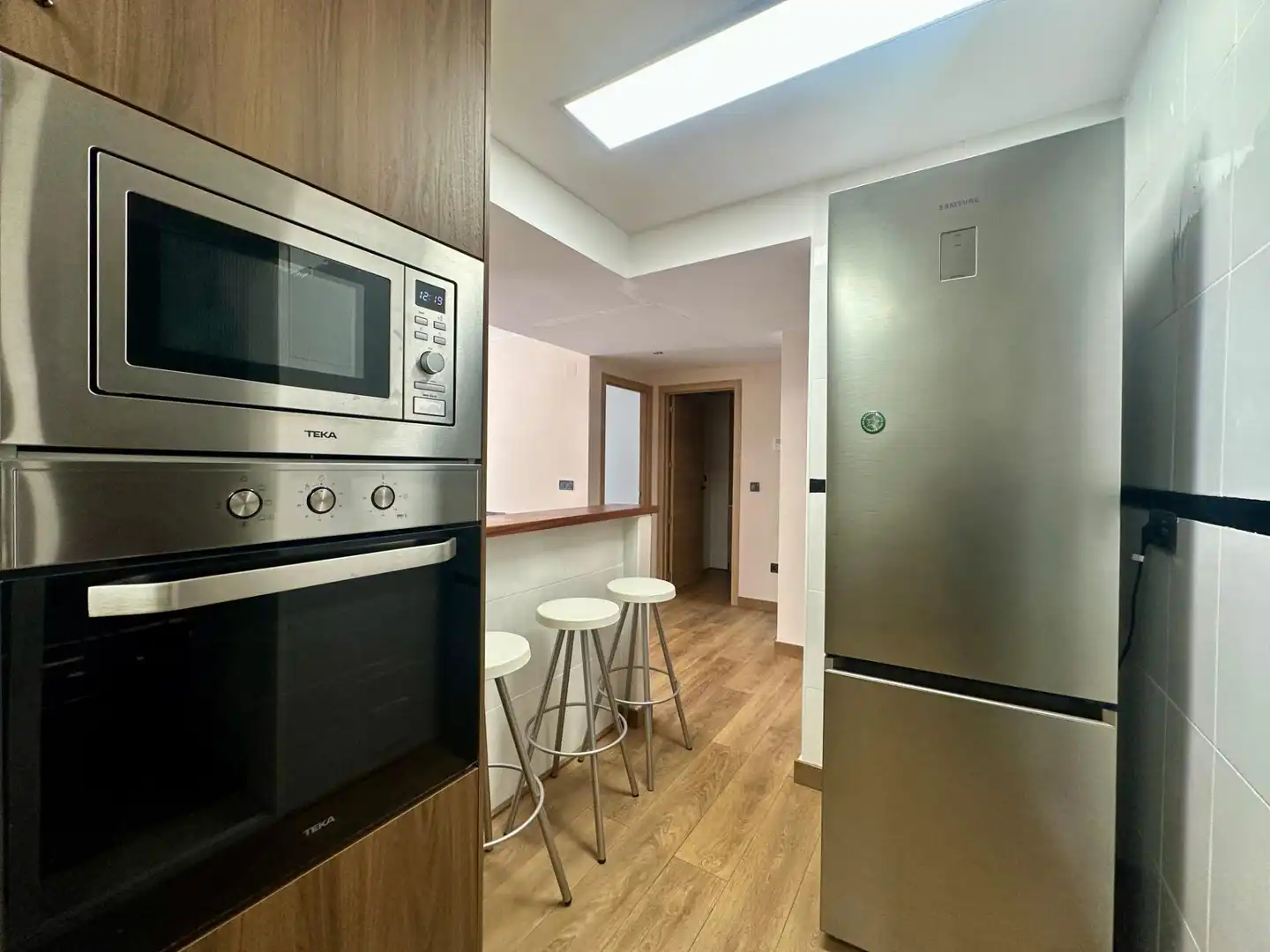 Kitchen of Flat for sale in Cartagena  with Air Conditioner, Terrace and Balcony