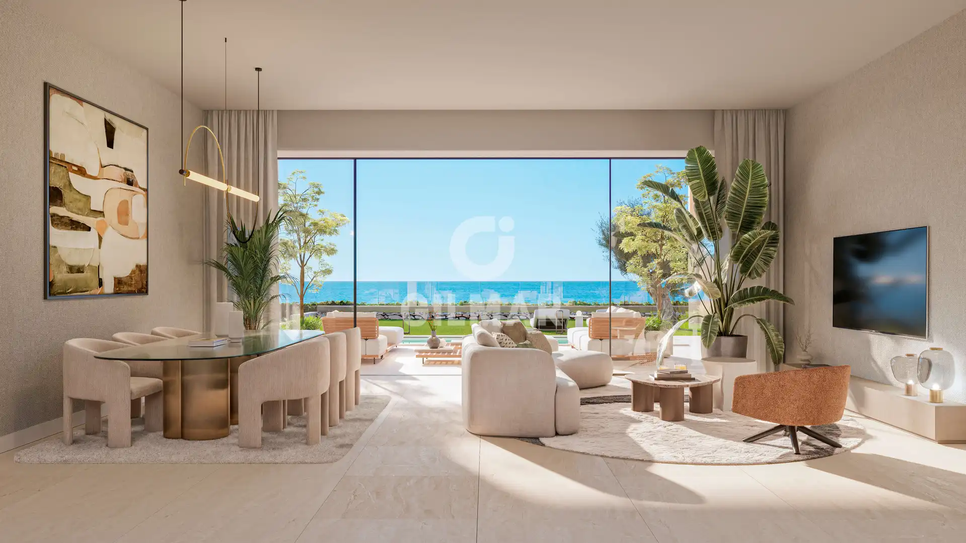 Sala d'estar de Apartament en venda en Estepona amb Calefacció, Traster i Balcó