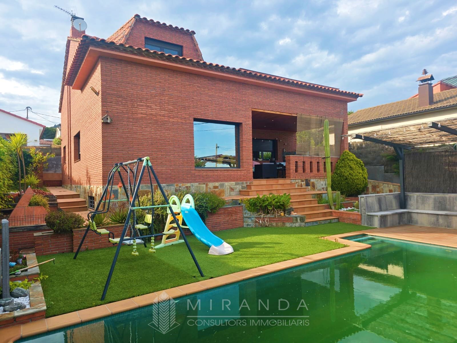 Garden of House or chalet for sale in Sant Pere de Vilamajor  with Air Conditioner, Heating and Private garden