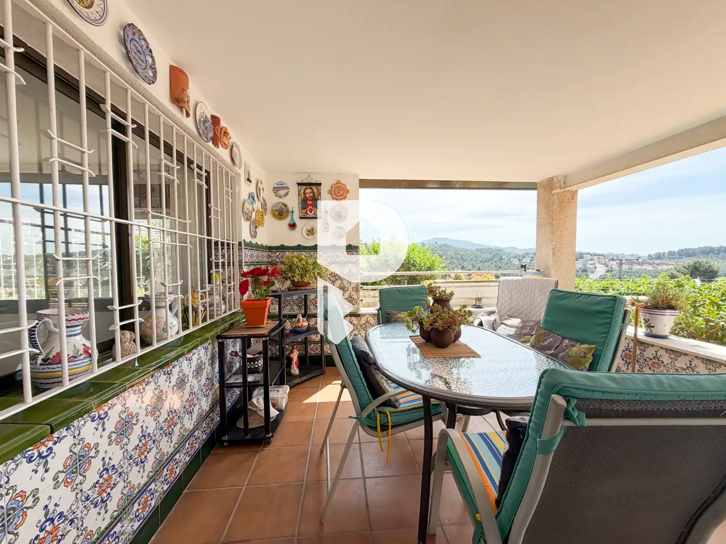 Terrassa de Casa o xalet en venda en El Papiol amb Aire condicionat, Calefacció i Jardí privat