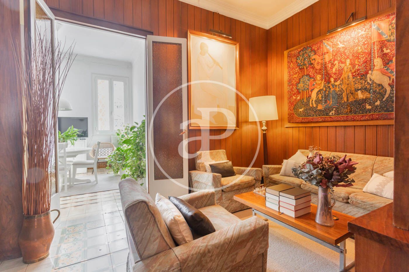 Living room of Flat for sale in L'Hospitalet de Llobregat  with Air Conditioner, Heating and Terrace