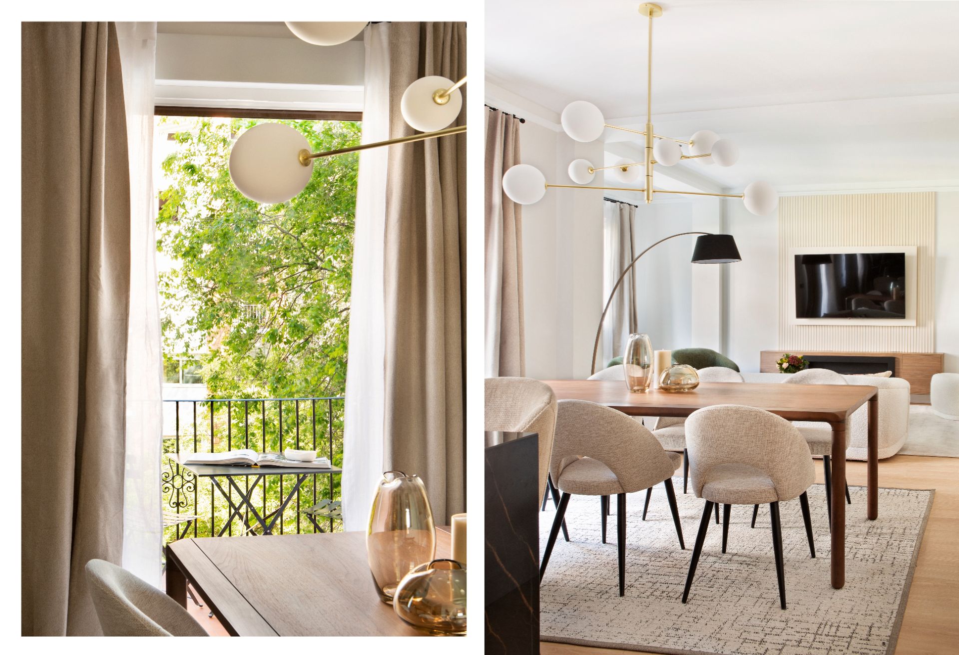 Dining room of Flat for sale in  Madrid Capital  with Air Conditioner, Heating and Furnished