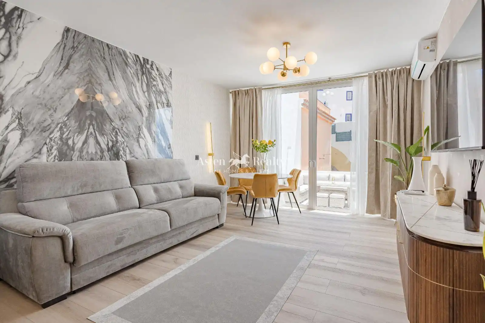 Living room of Duplexes for sale in Adeje  with Air Conditioner, Terrace and Furnished