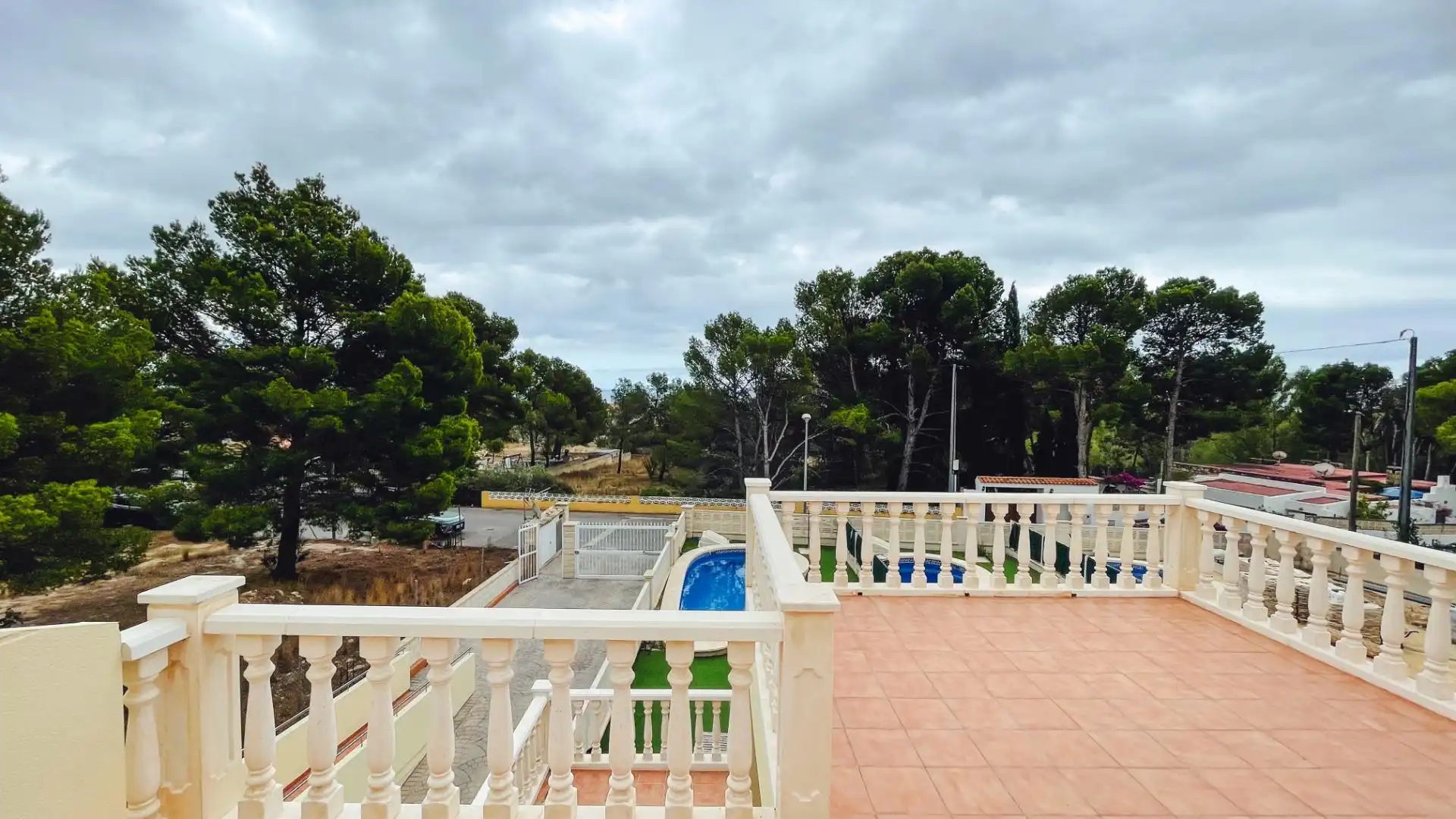 Terrassa de Casa adosada en venda en La Nucia amb Aire condicionat, Jardí privat i Terrassa