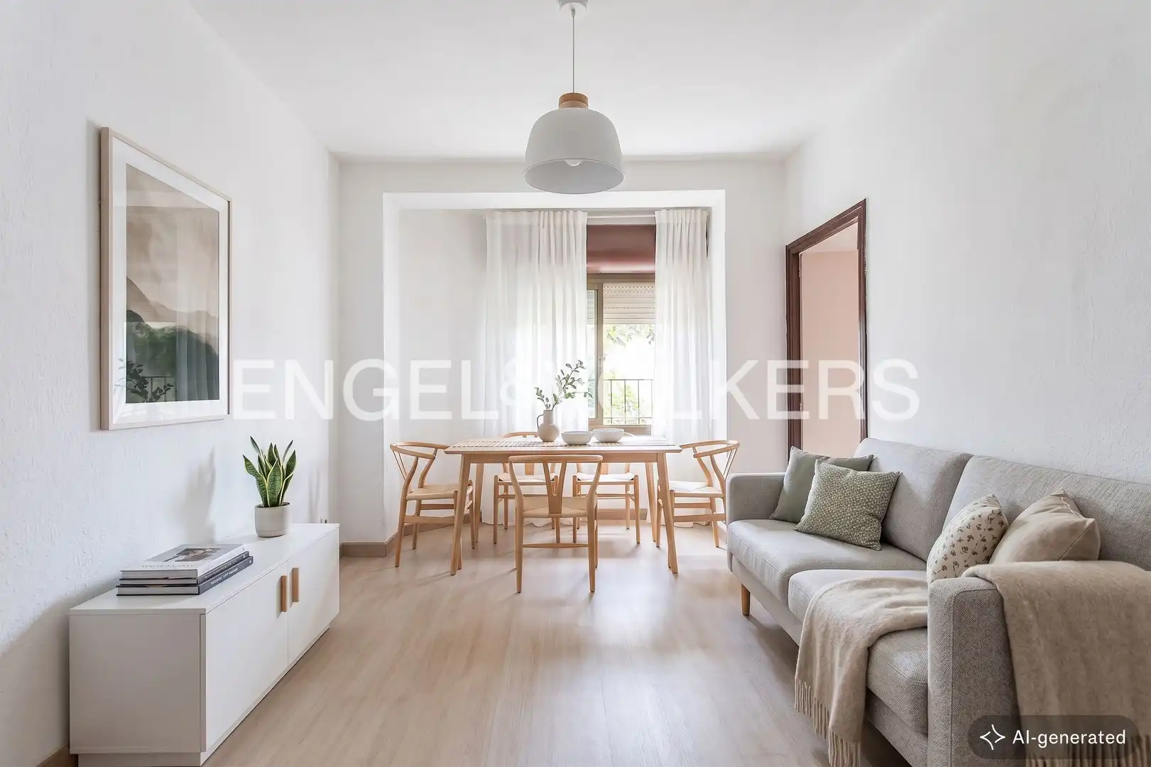 Sala de estar de Piso en venta en Barcelona con Calefacción y Terraza