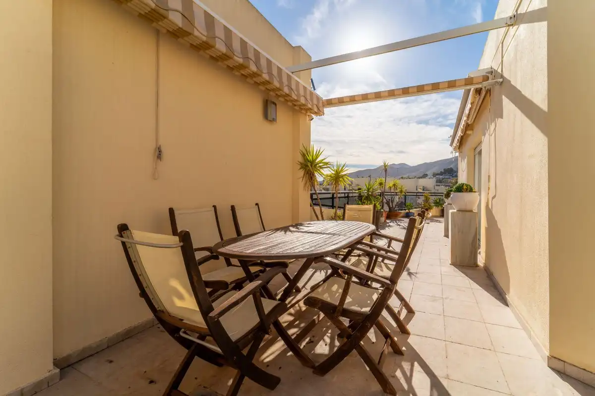 Terrasse von Dachboden zum Verkauf in Torremolinos mit Klimaanlage, Terrasse und Schwimmbad