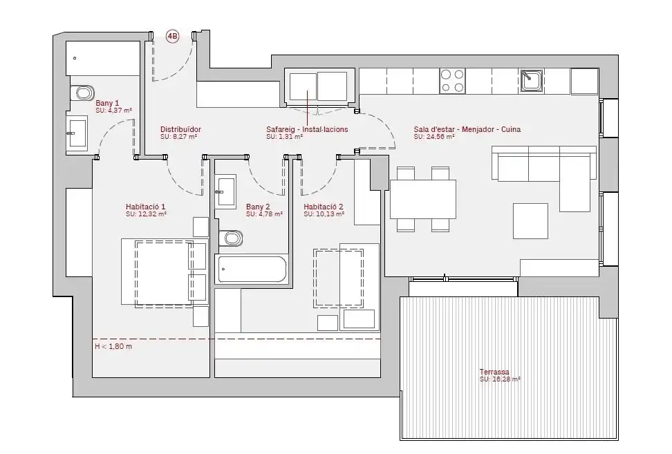Dúplex con ascensor en venta en Carrer dels Ajustants, imagen 9