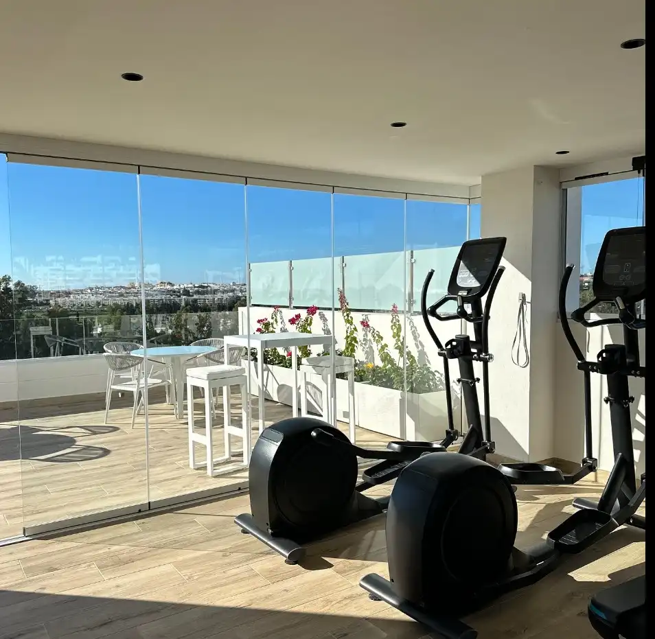 Terrace of Flat for sale in Marbella  with Air Conditioner, Heating and Parquet flooring