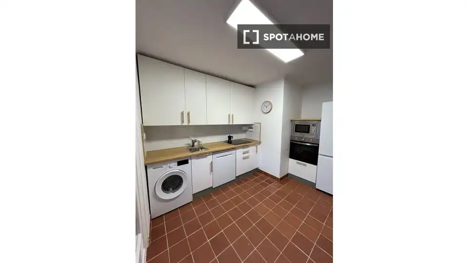 Küche von Wohnung zur untervermieten in Bilbao  mit Klimaanlage, Terrasse und Möbliert