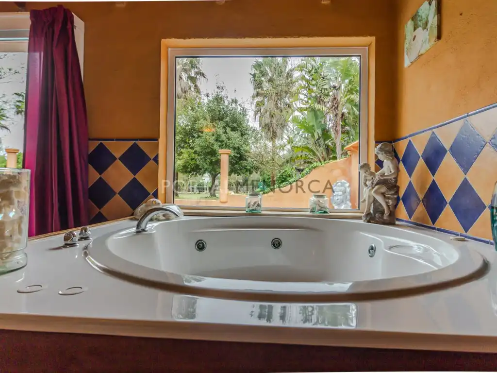 Baño de Finca rústica en venta en Maó - Mahón con Aire acondicionado, Jardín privado y Terraza