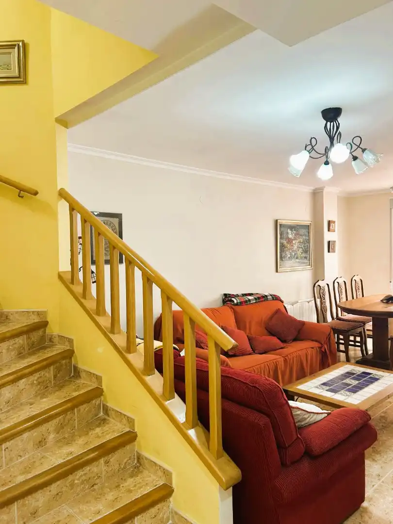 Sala de estar de Casa adosada en venta en Manises con Terraza