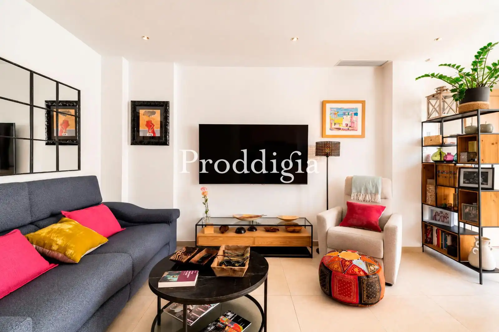 Sala de estar de Piso en venta en Sant Cugat del Vallès con Aire acondicionado, Calefacción y Terraza