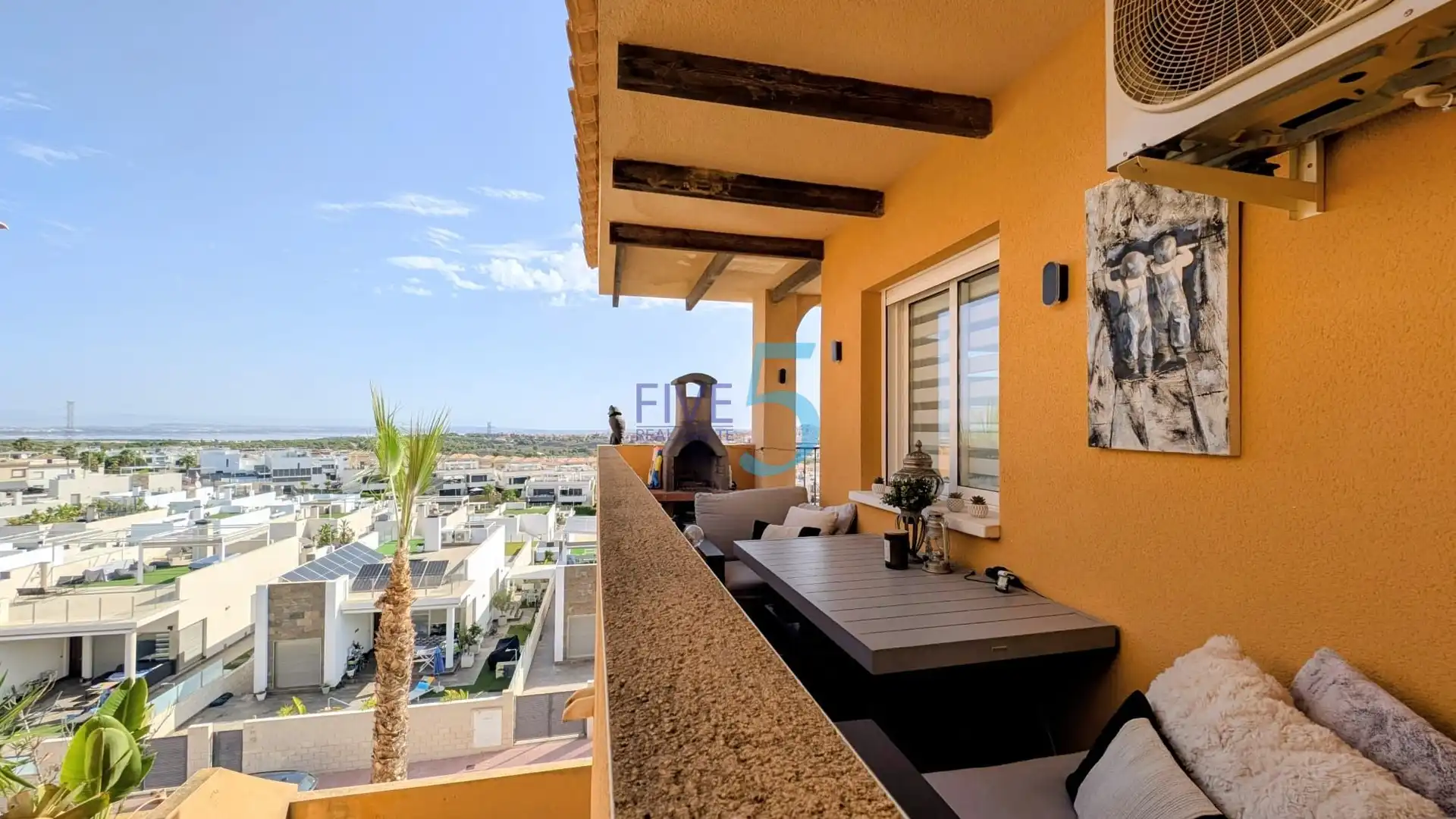 Terrace of Flat for sale in Orihuela  with Air Conditioner, Heating and Storage room