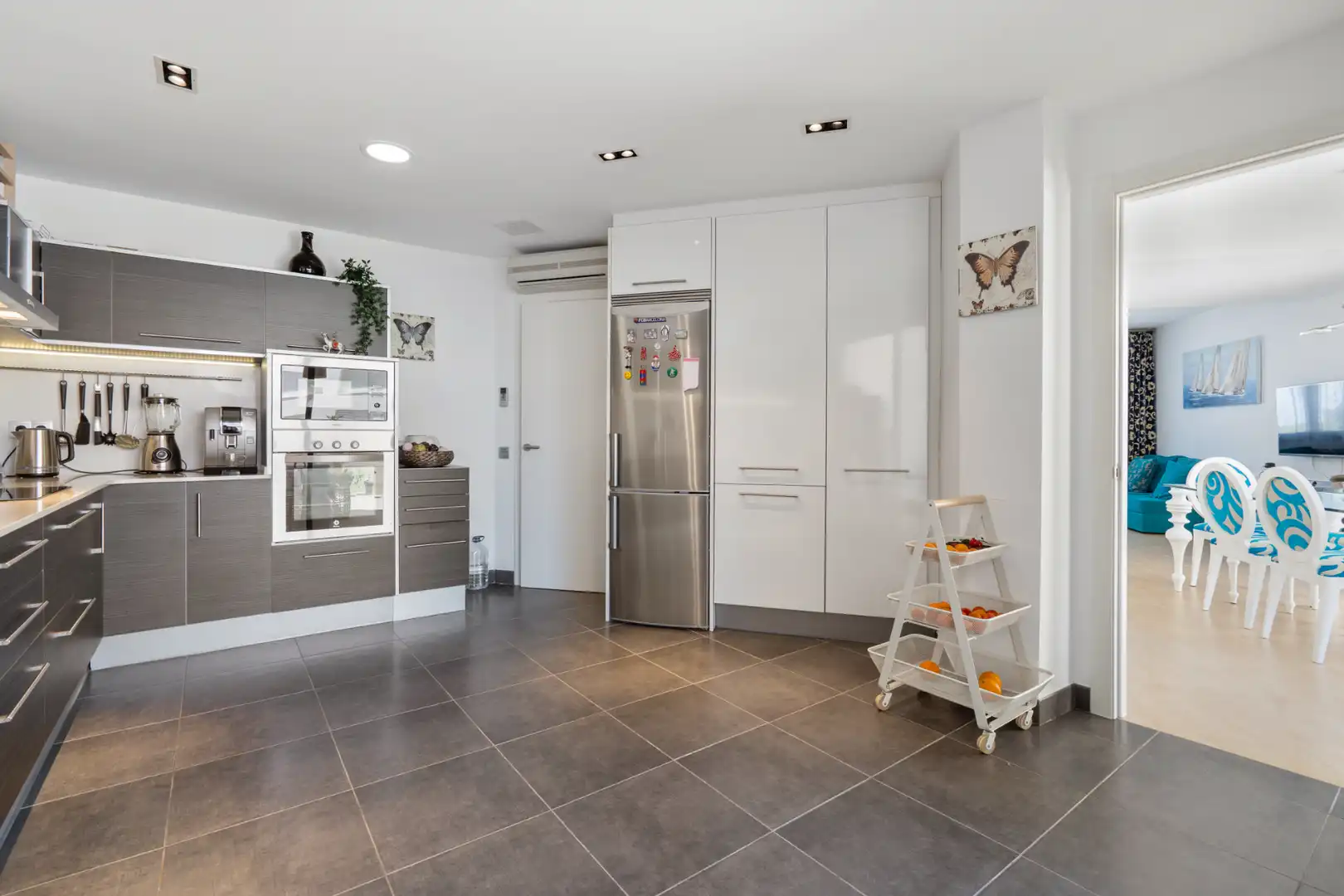 Cocina de Casa adosada en venta en Torredembarra con Aire acondicionado, Calefacción y Parquet