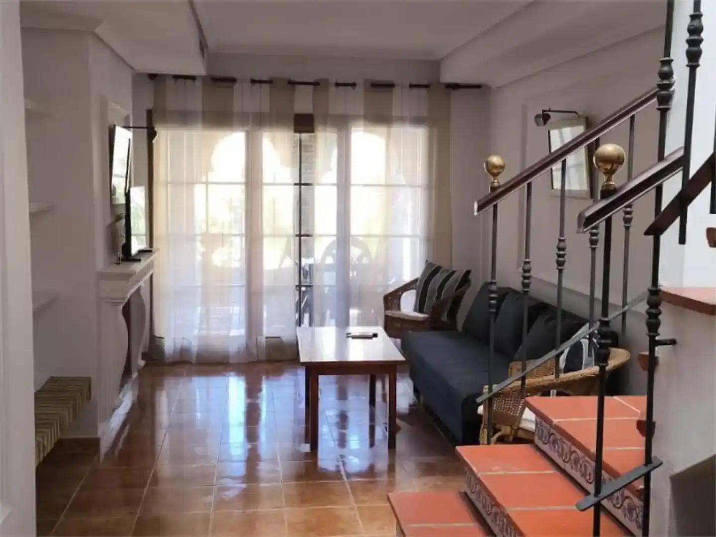 Sala d'estar de Apartament en venda en San Fernando amb Aire condicionat i Piscina