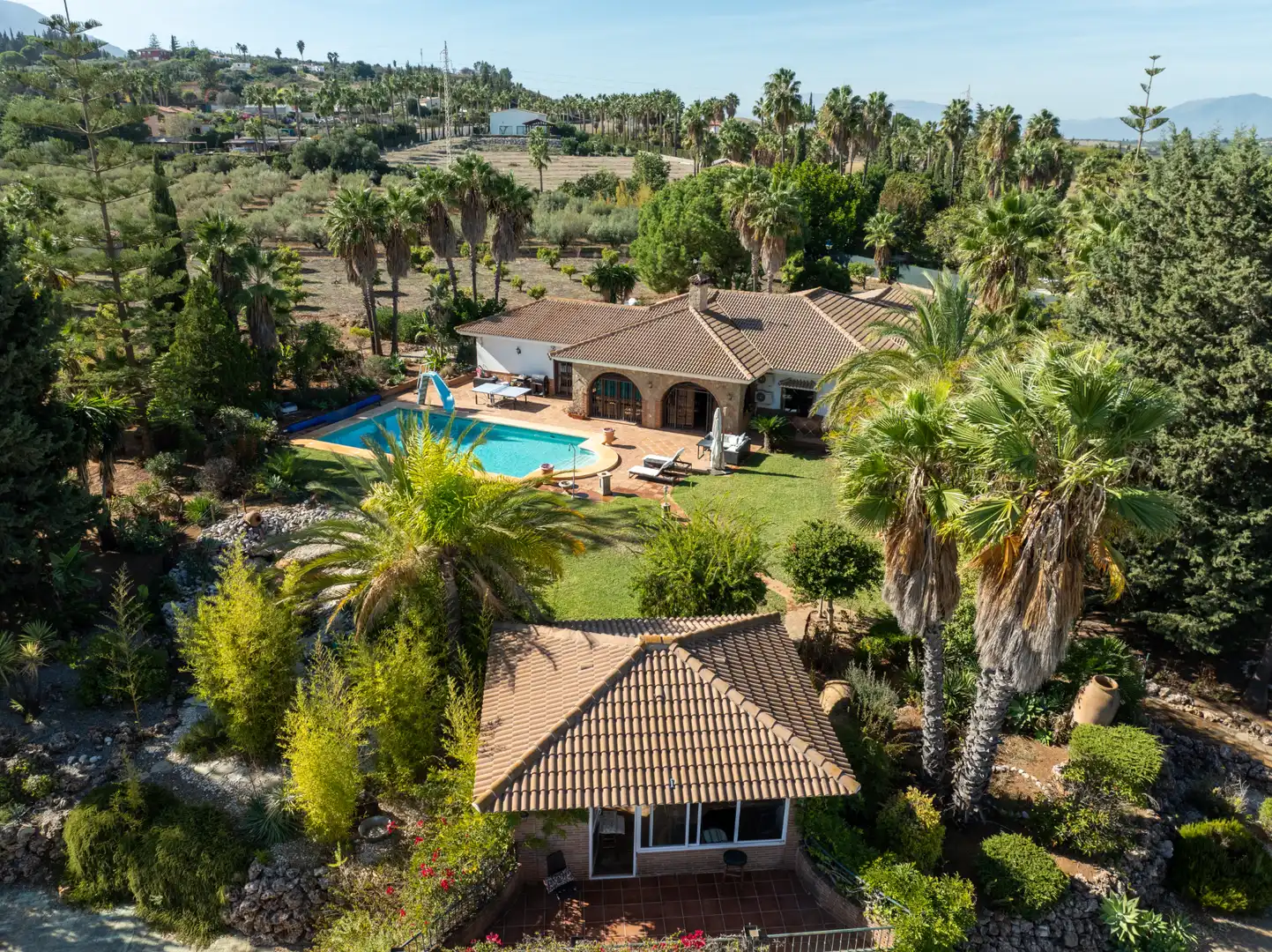 Jardín de Casa o chalet en venta en Alhaurín de la Torre con Aire acondicionado, Calefacción y Jardín privado
