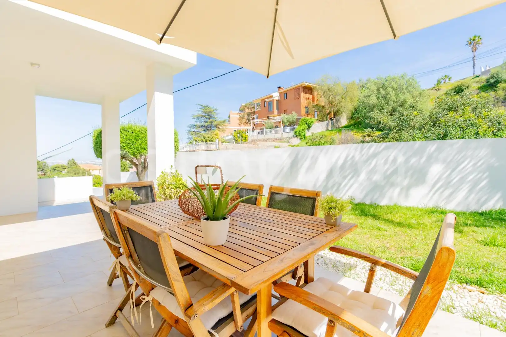 Terraza de Casa o chalet en venta en Chiva con Aire acondicionado, Calefacción y Jardín privado