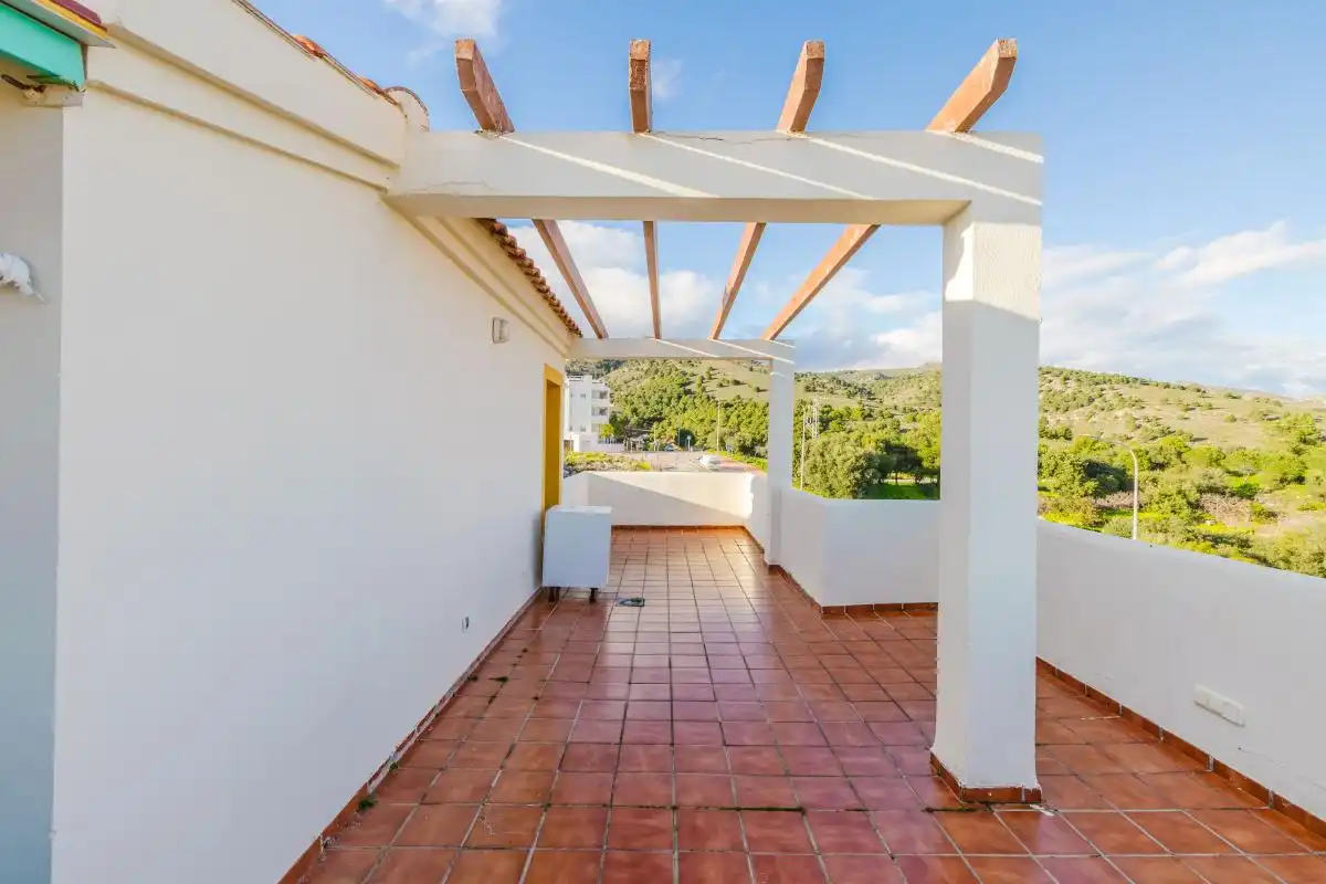 Terraza de Casa adosada en venta en Benalmádena con Calefacción, Jardín privado y Terraza