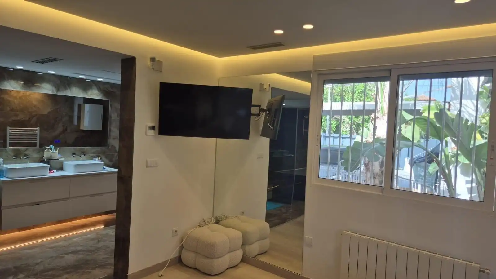 Living room of Houses for sale in Murcia  with Air Conditioner, Heating and Parquet flooring
