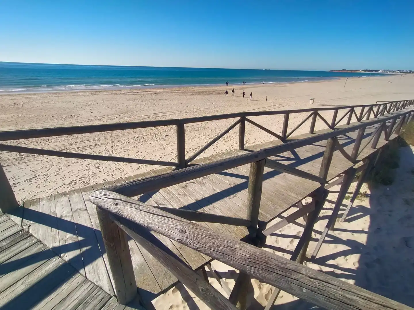 Vista exterior de Casa o xalet de lloguer en Chiclana de la Frontera amb Jardí privat, Terrassa i Piscina