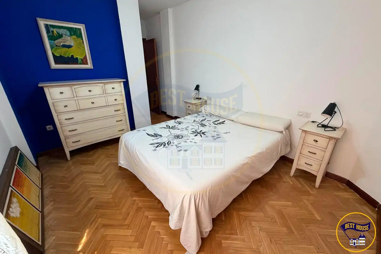Bedroom of Flat for rent in Cuenca  with Heating, Furnished and Balcony