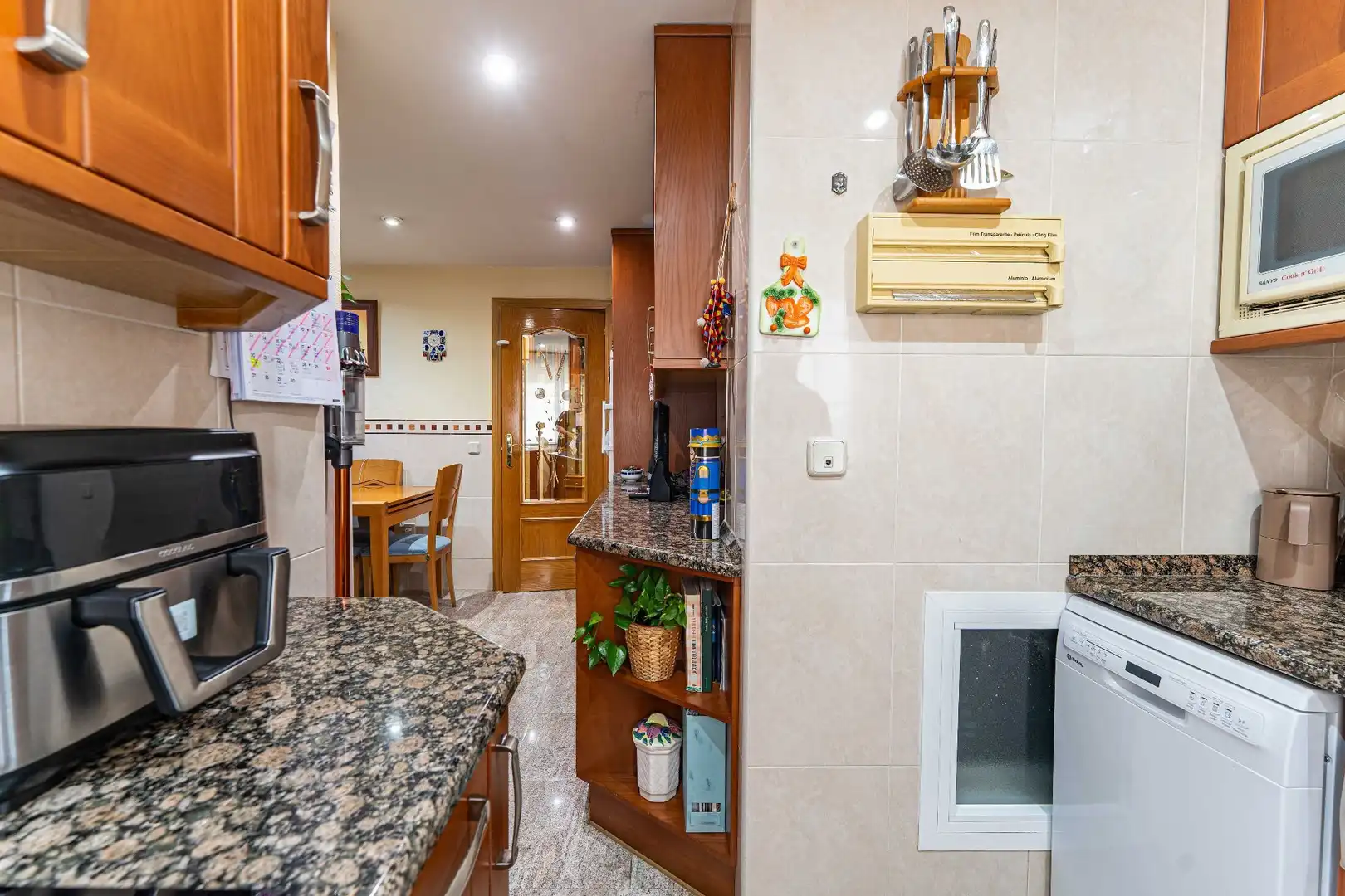 Küche von Wohnung zum Verkauf in Fuenlabrada mit Klimaanlage, Heizung und Terrasse