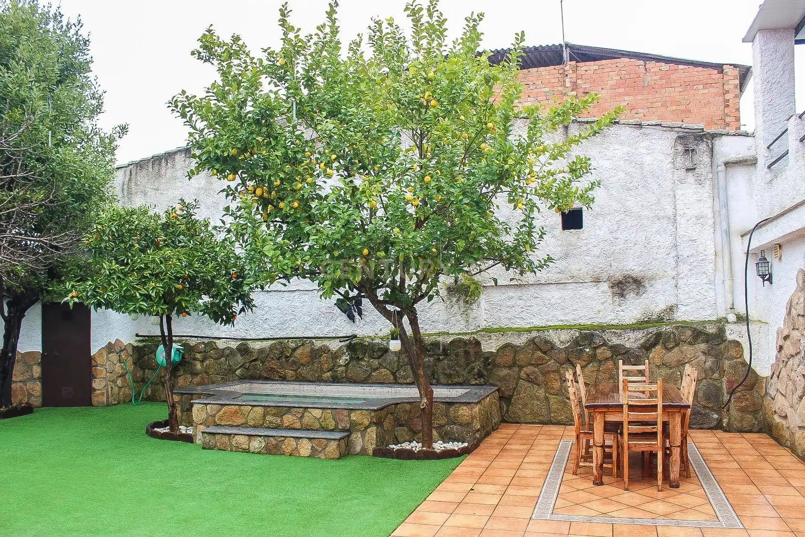 Terrassa de Casa o xalet en venda en Casas de Don Pedro amb Traster i Piscina