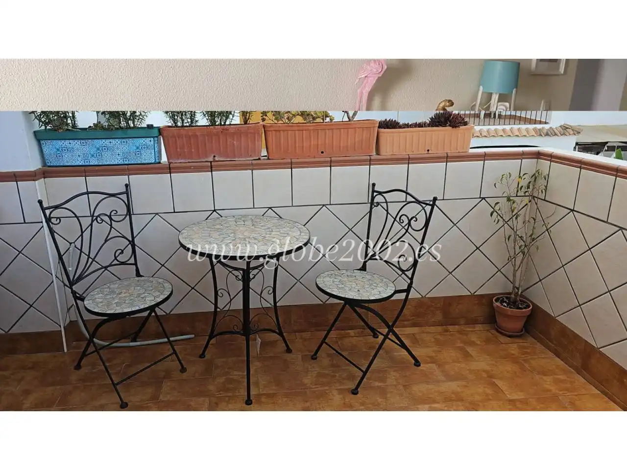 Terraza de Apartamento de alquiler en Chiclana de la Frontera con Aire acondicionado, Terraza y Amueblado