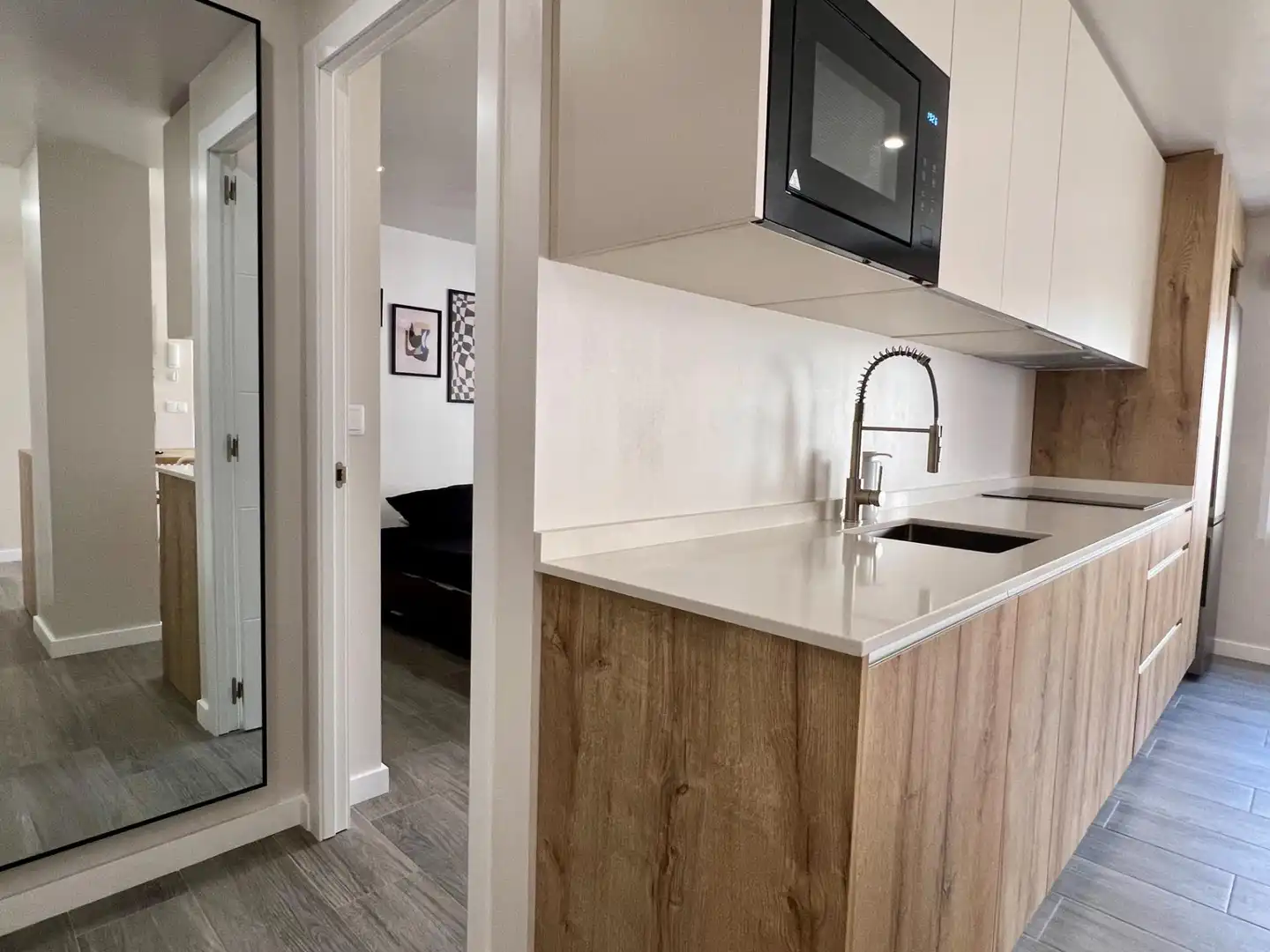 Kitchen of Flat for rent in Elche / Elx  with Air Conditioner and Furnished