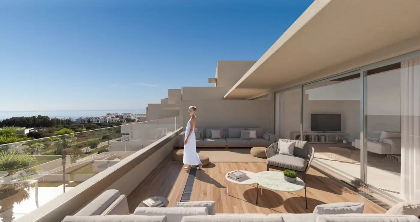 Terraza de Ático en venta en Estepona con Aire acondicionado, Calefacción y Terraza