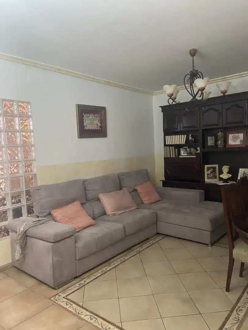 Sala de estar de Planta baja en venta en Aspe con Amueblado, Lavadora y Microondas