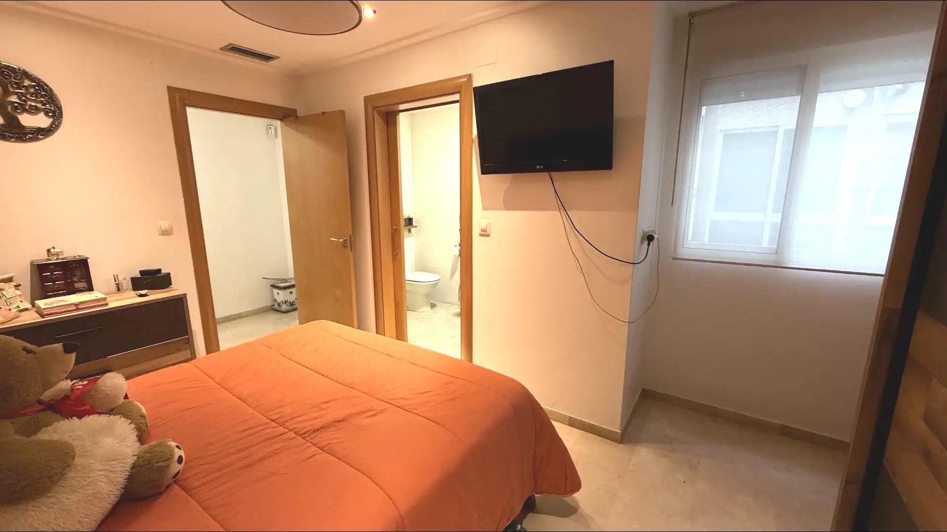 Schlafzimmer von Wohnung zum Verkauf in Elche / Elx mit Klimaanlage und Balkon