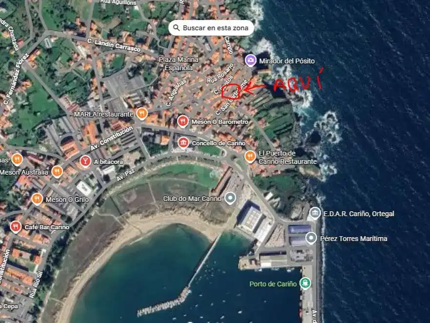 Vista exterior de Pis en venda en Cariño