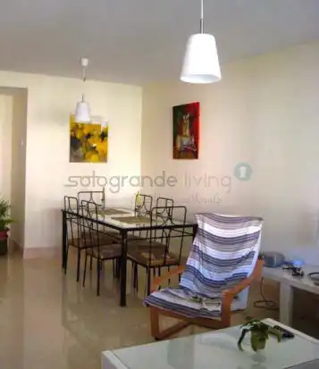 Esszimmer von Wohnungen zur Miete in Sotogrande mit Klimaanlage, Heizung und Terrasse