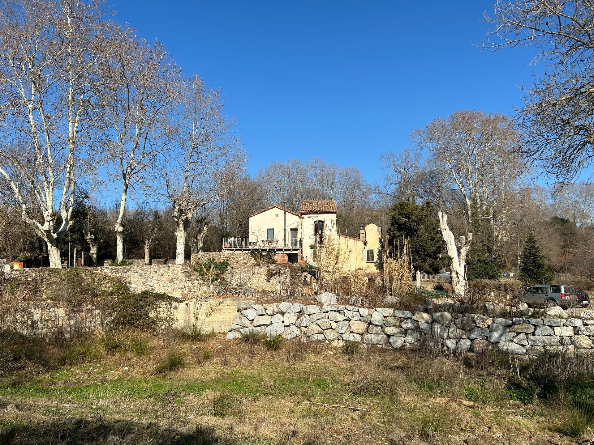 Exterior view of Country house for sale in Santa Maria de Palautordera  with Heating