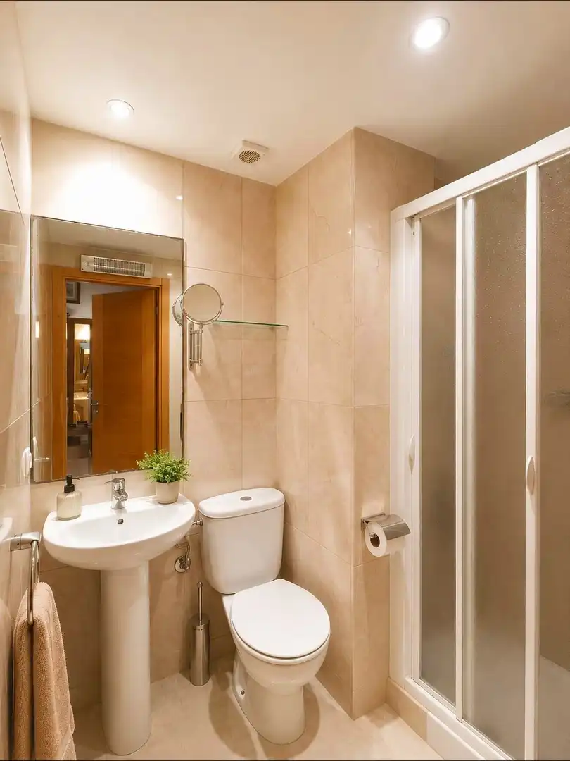 Baño de Ático de alquiler en  Palma de Mallorca con Aire acondicionado, Calefacción y Terraza