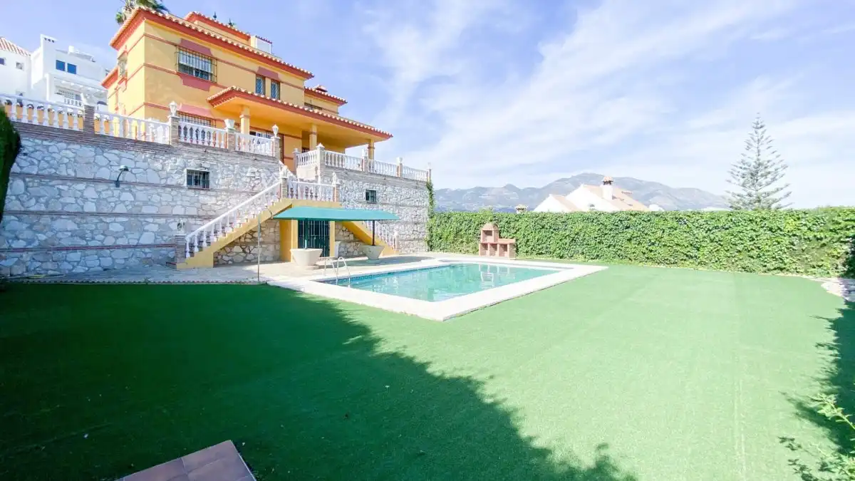 Jardín de Casa o chalet en venta en Mijas con Calefacción, Jardín privado y Terraza