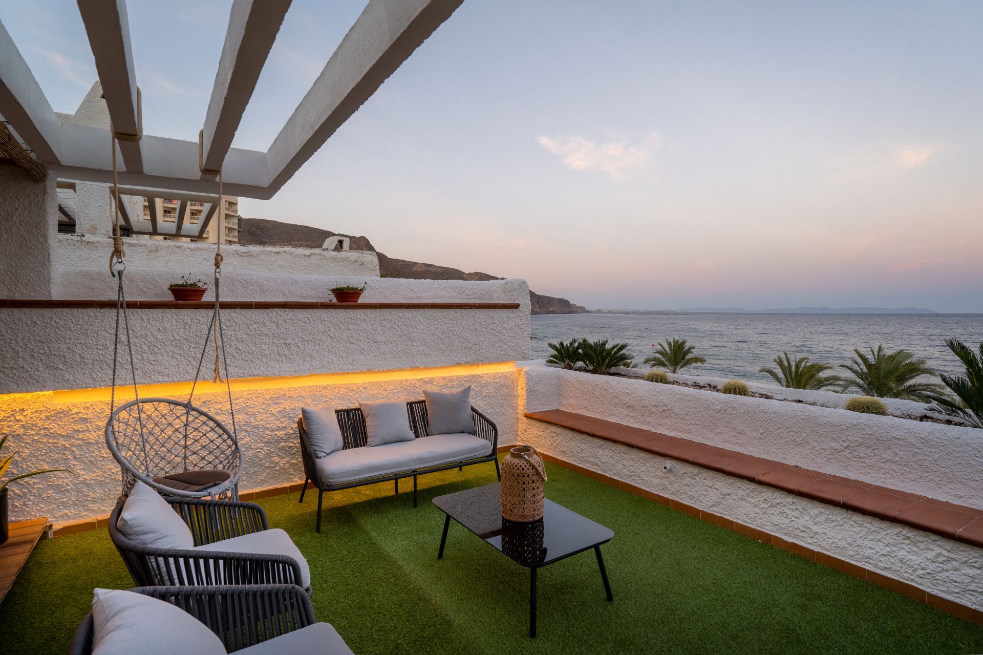 Terrace of Flat for sale in Roquetas de Mar  with Furnished