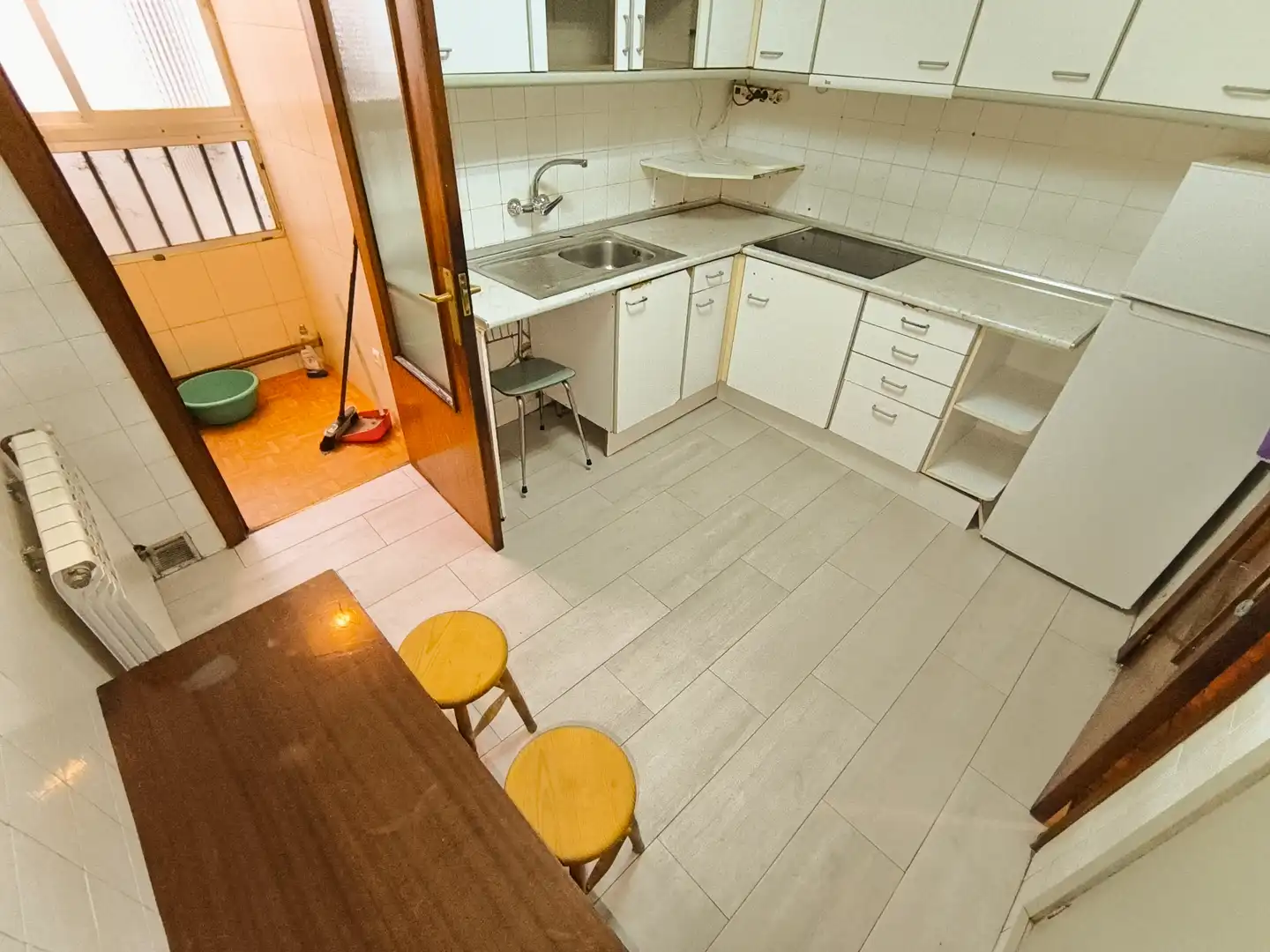 Cocina de Piso en venta en Palencia con Calefacción, Parquet y Terraza
