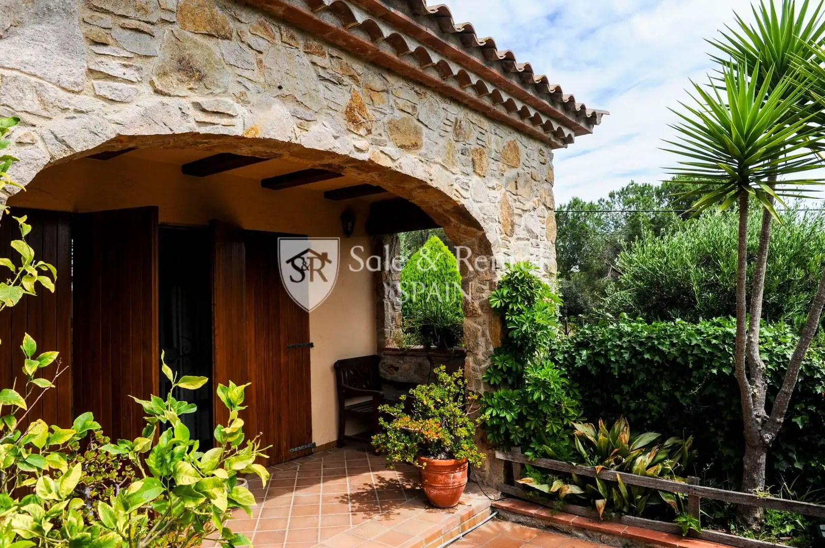 Terraza de Casa o chalet en venta en Blanes con Calefacción, Jardín privado y Terraza