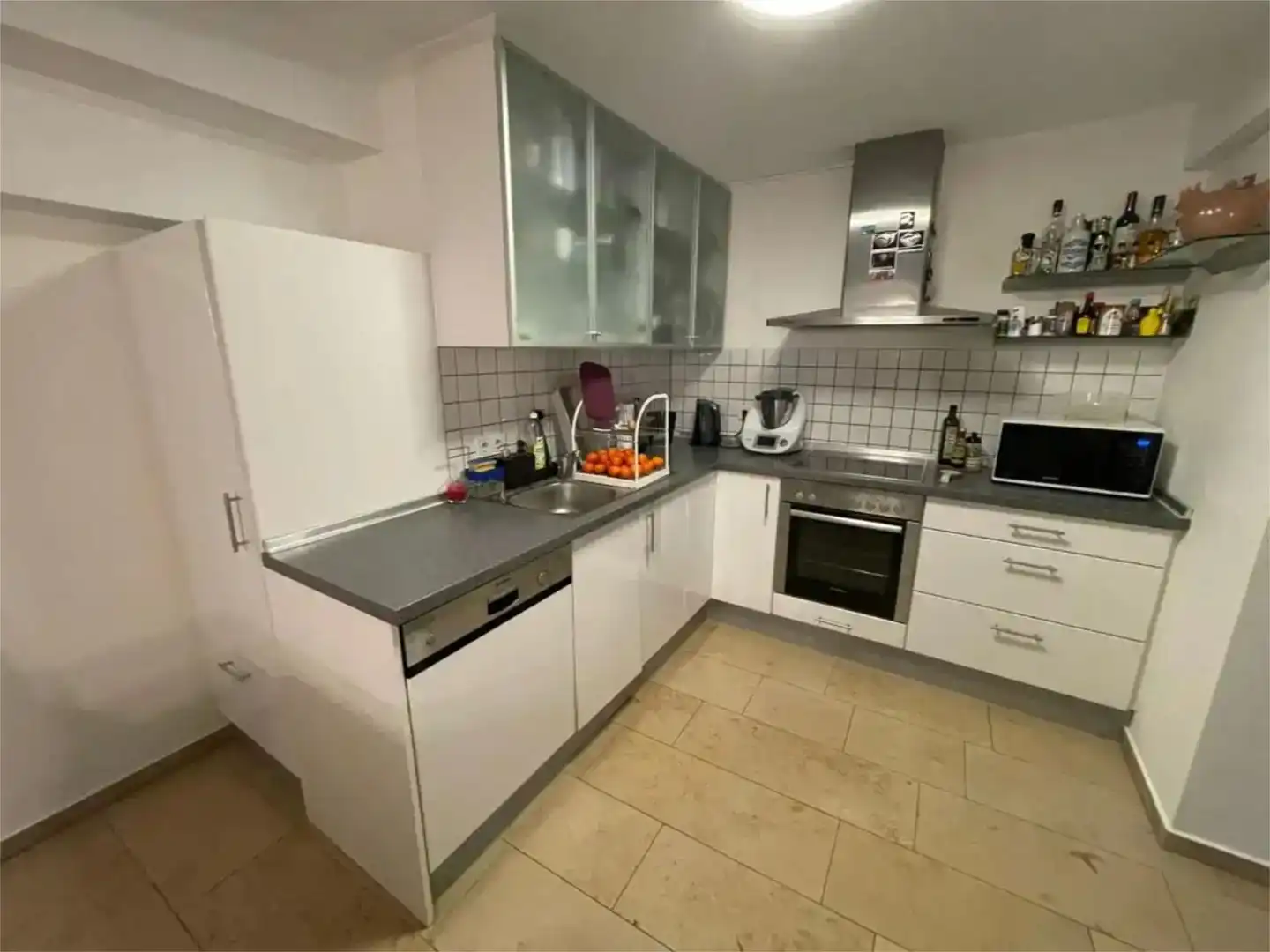 Cocina de Apartamento de alquiler en El Pla del Real