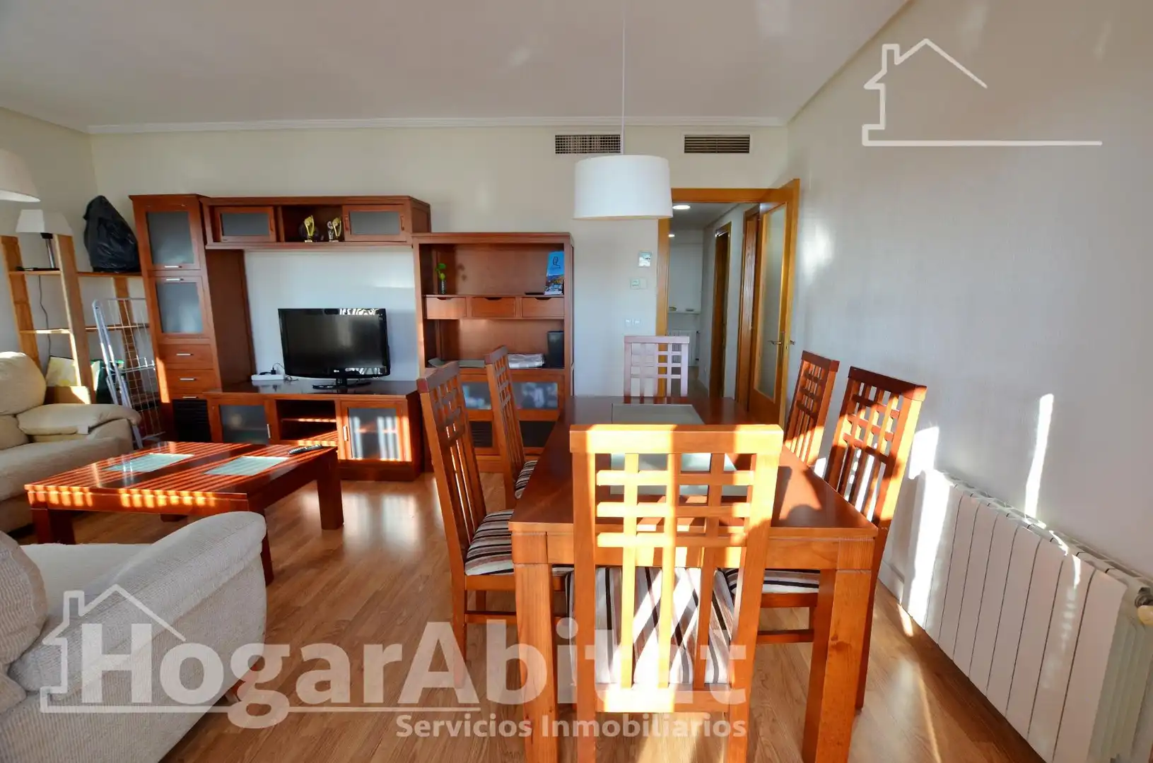 Living room of Flat for sale in San Vicente del Raspeig / Sant Vicent del Raspeig  with Air Conditioner, Heating and Private garden
