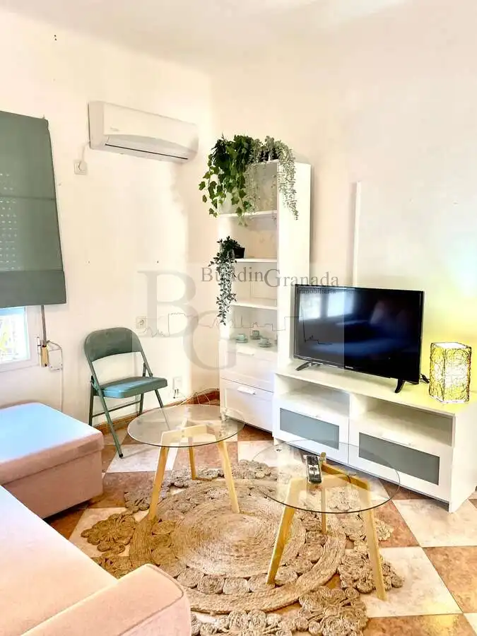 Sala de estar de Piso de alquiler en Granada con Terraza, Amueblado y Microondas