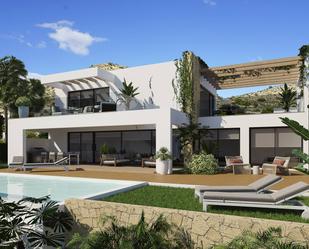 Vista exterior de Casa o xalet en venda en Monforte del Cid amb Aire condicionat, Calefacció i Jardí privat