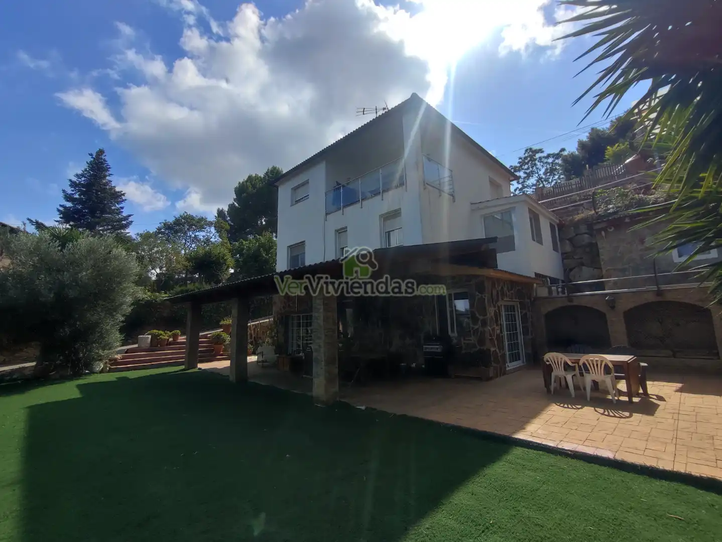 Garden of Houses for sale in Vallirana, Barcelona